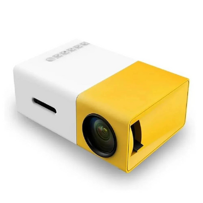 MINI PROYECTOR AMARILLO YG300 PORTATIL